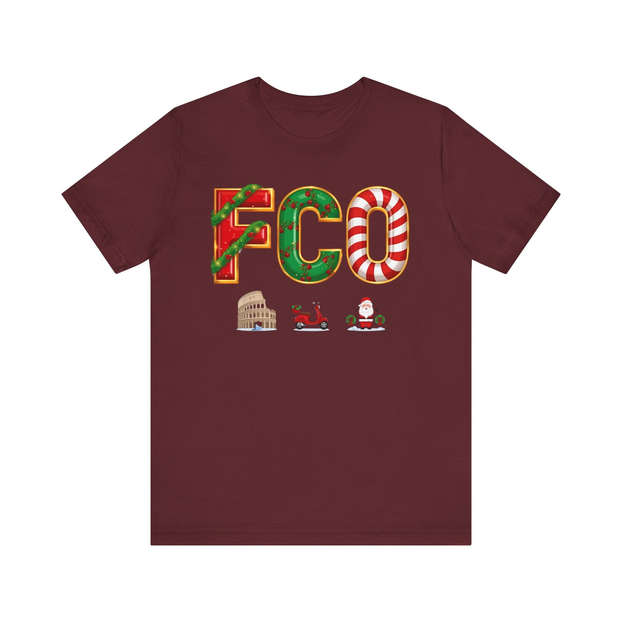 FCO Christmas Shirt – Festive Holiday Letters Tee | Christmas Gift | Bella Canvas 3001