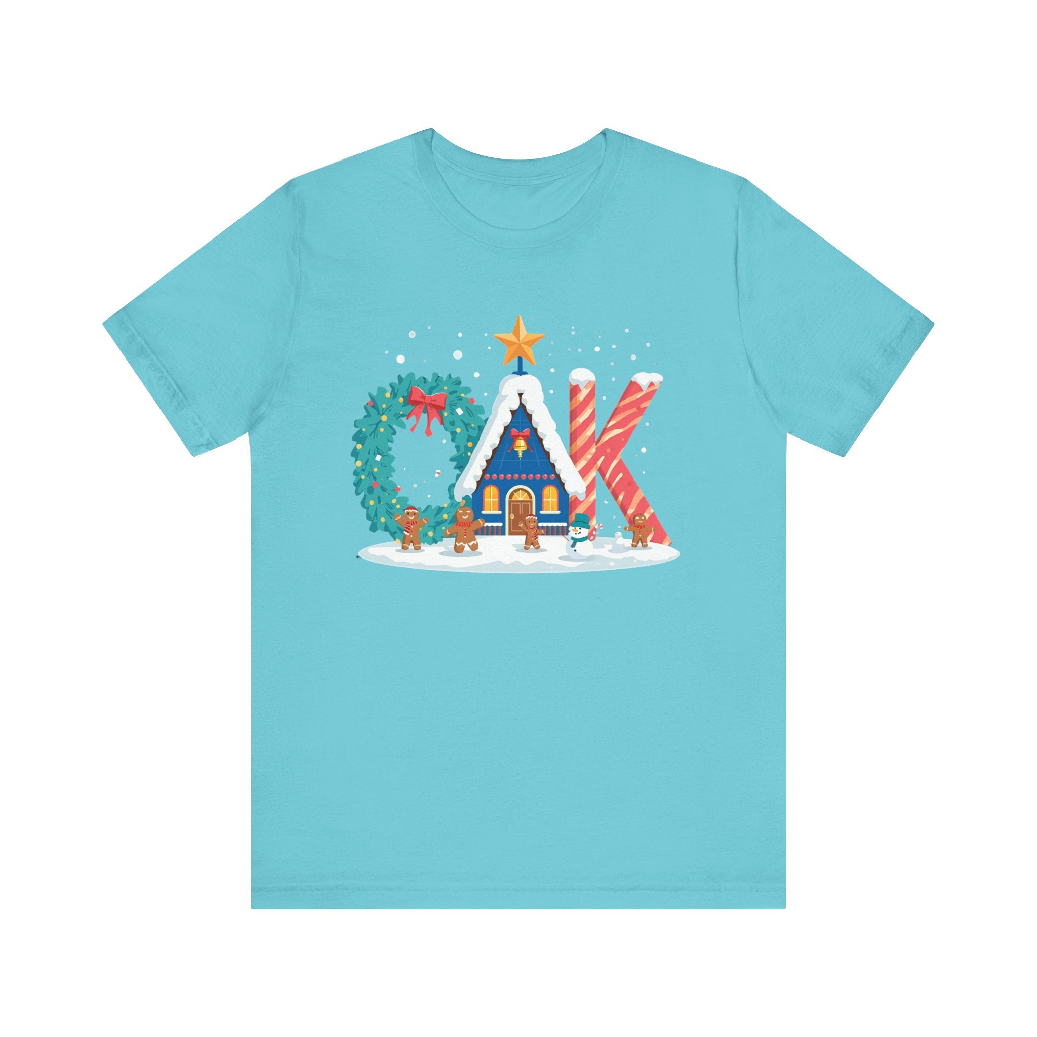 CAK Christmas Shirt – Festive Letter Art Tee | Christmas Gift | Bella Canvas 3001