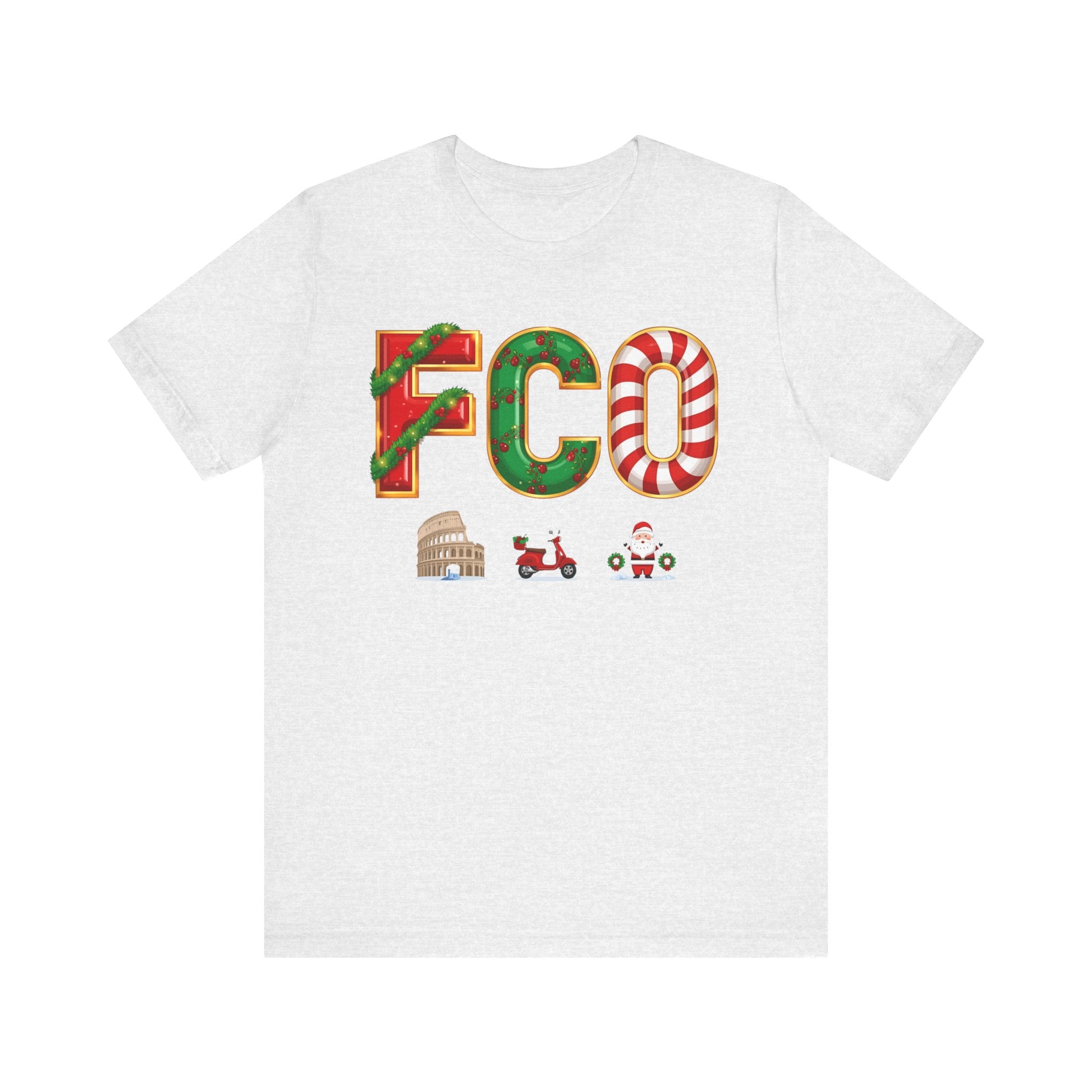 FCO Christmas Shirt – Festive Holiday Letters Tee | Christmas Gift | Bella Canvas 3001