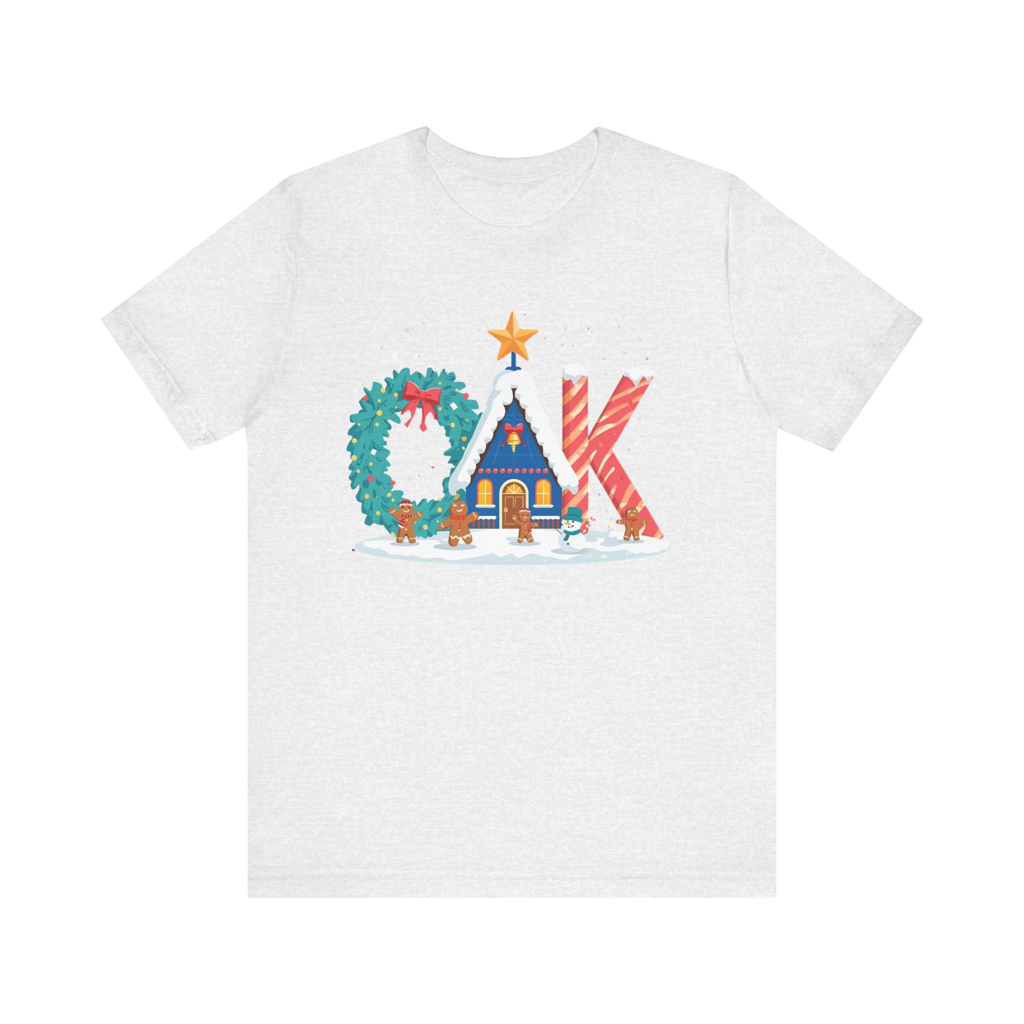 CAK Christmas Shirt – Festive Letter Art Tee | Christmas Gift | Bella Canvas 3001