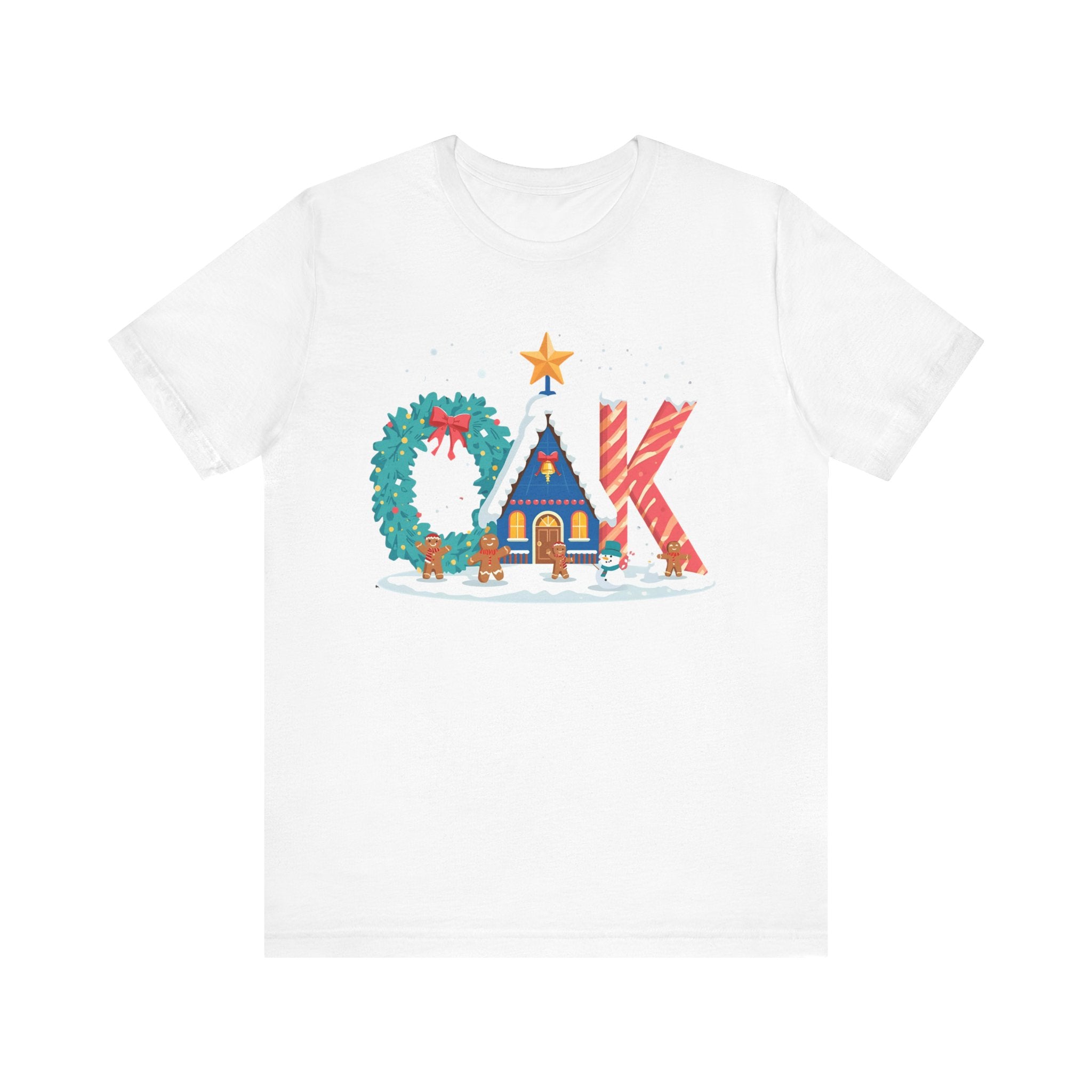 CAK Christmas Shirt – Festive Letter Art Tee | Christmas Gift | Bella Canvas 3001
