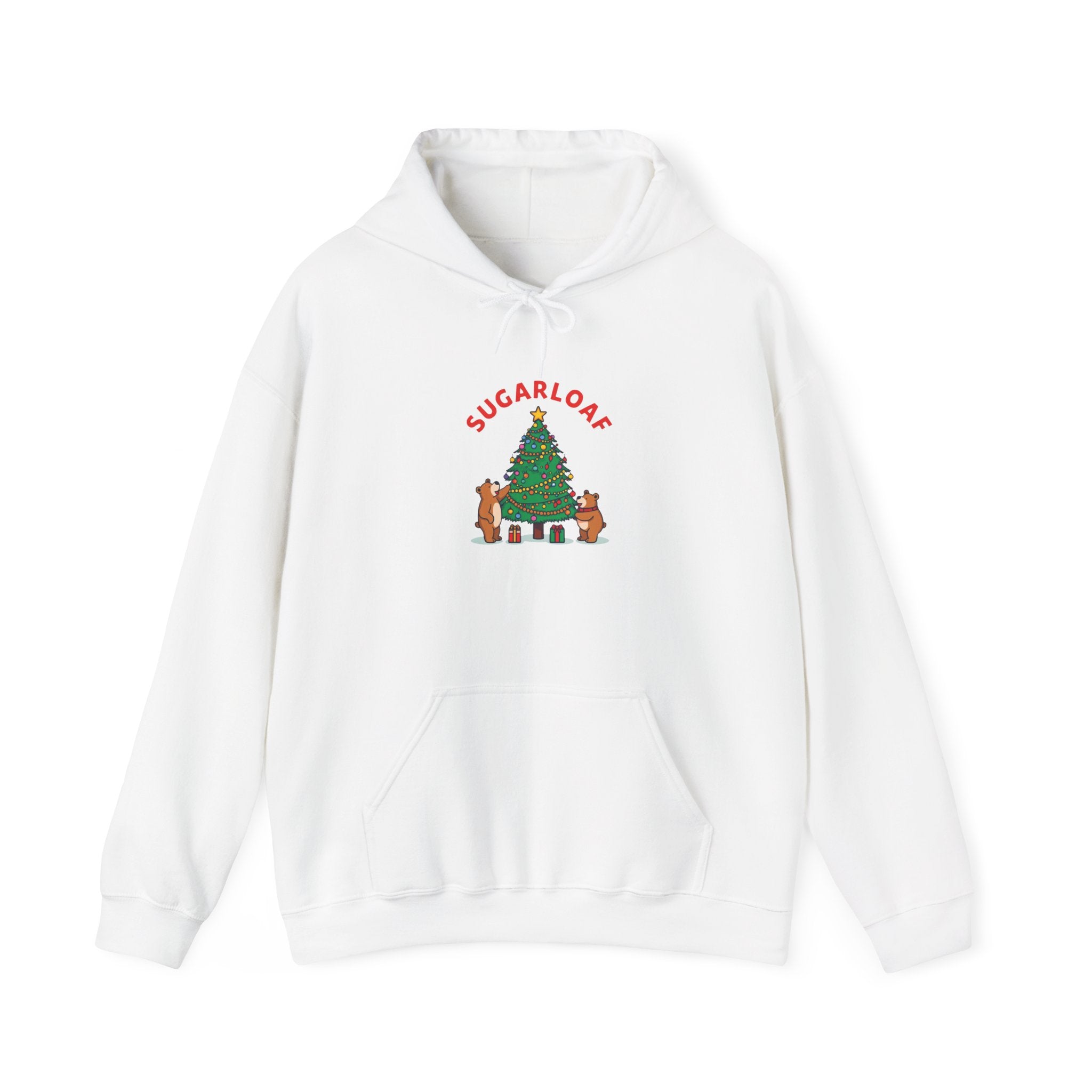 Sugarloaf Christmas Shirt – Cute Bears Decorating Tree Tee | Mountain Town Christmas Gift | Gildan 18500
