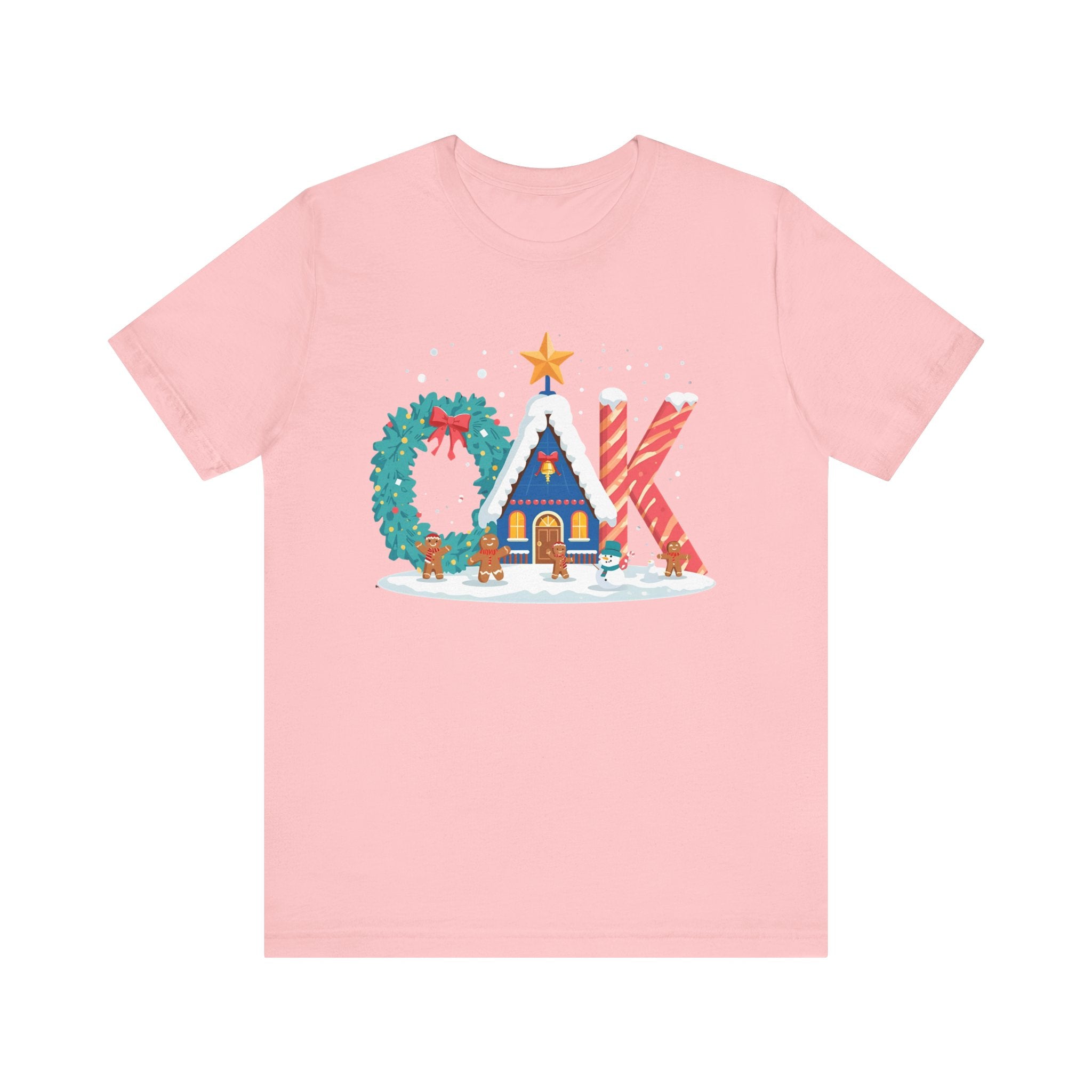 CAK Christmas Shirt – Festive Letter Art Tee | Christmas Gift | Bella Canvas 3001