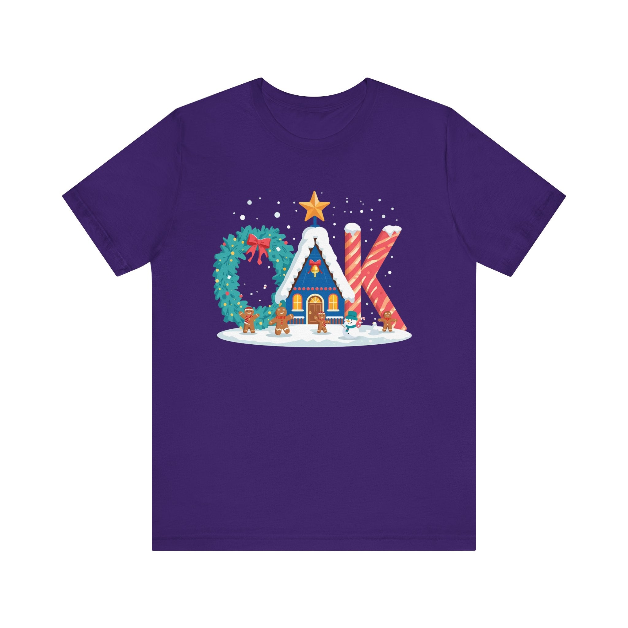 CAK Christmas Shirt – Festive Letter Art Tee | Christmas Gift | Bella Canvas 3001
