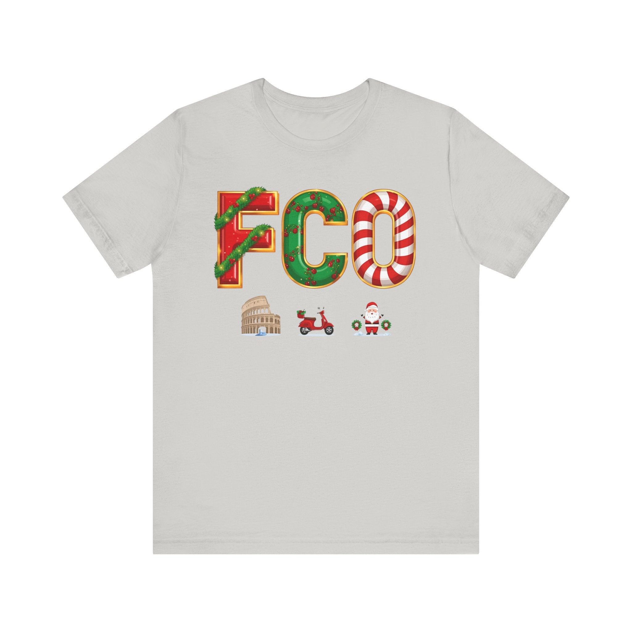 FCO Christmas Shirt – Festive Holiday Letters Tee | Christmas Gift | Bella Canvas 3001