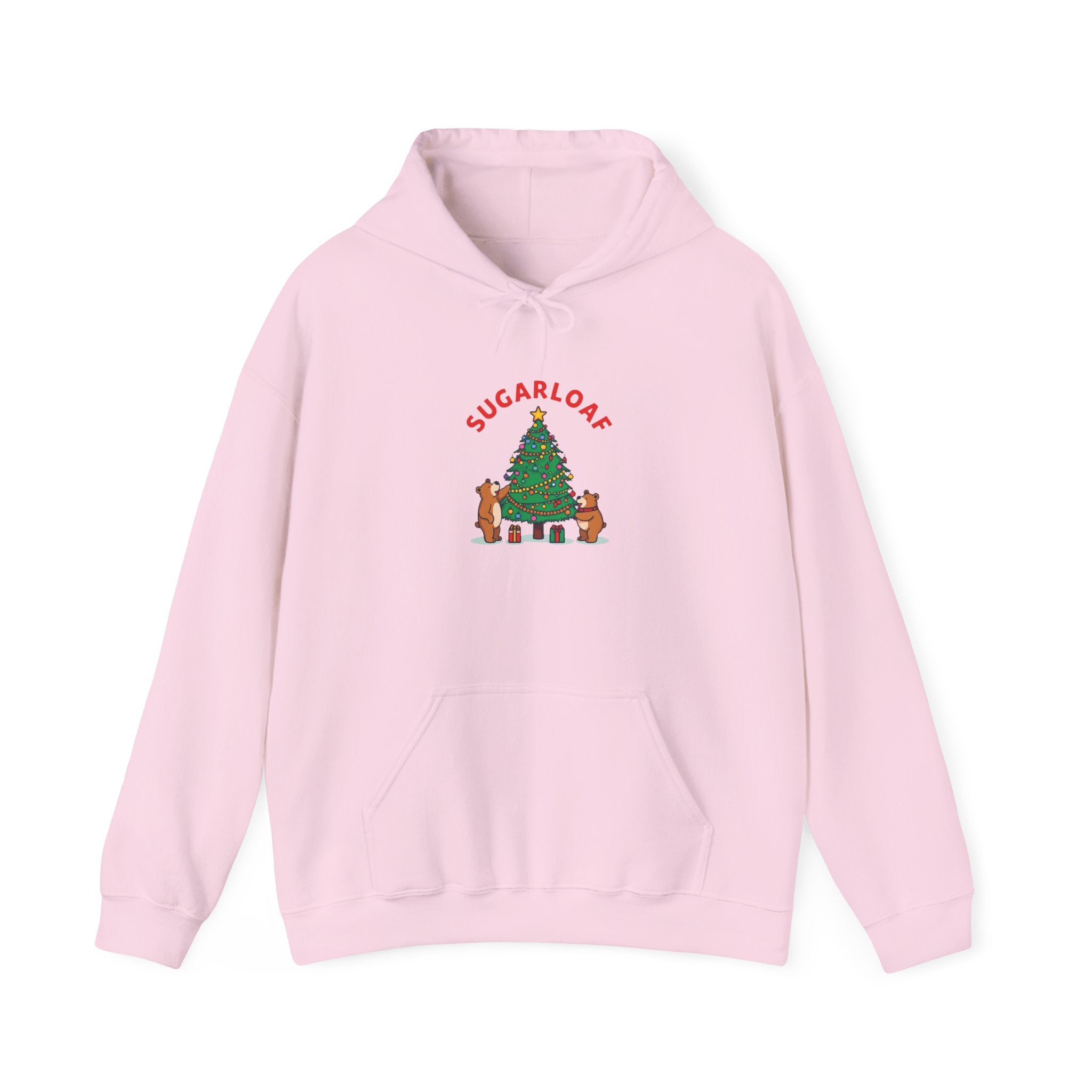 Sugarloaf Christmas Shirt – Cute Bears Decorating Tree Tee | Mountain Town Christmas Gift | Gildan 18500